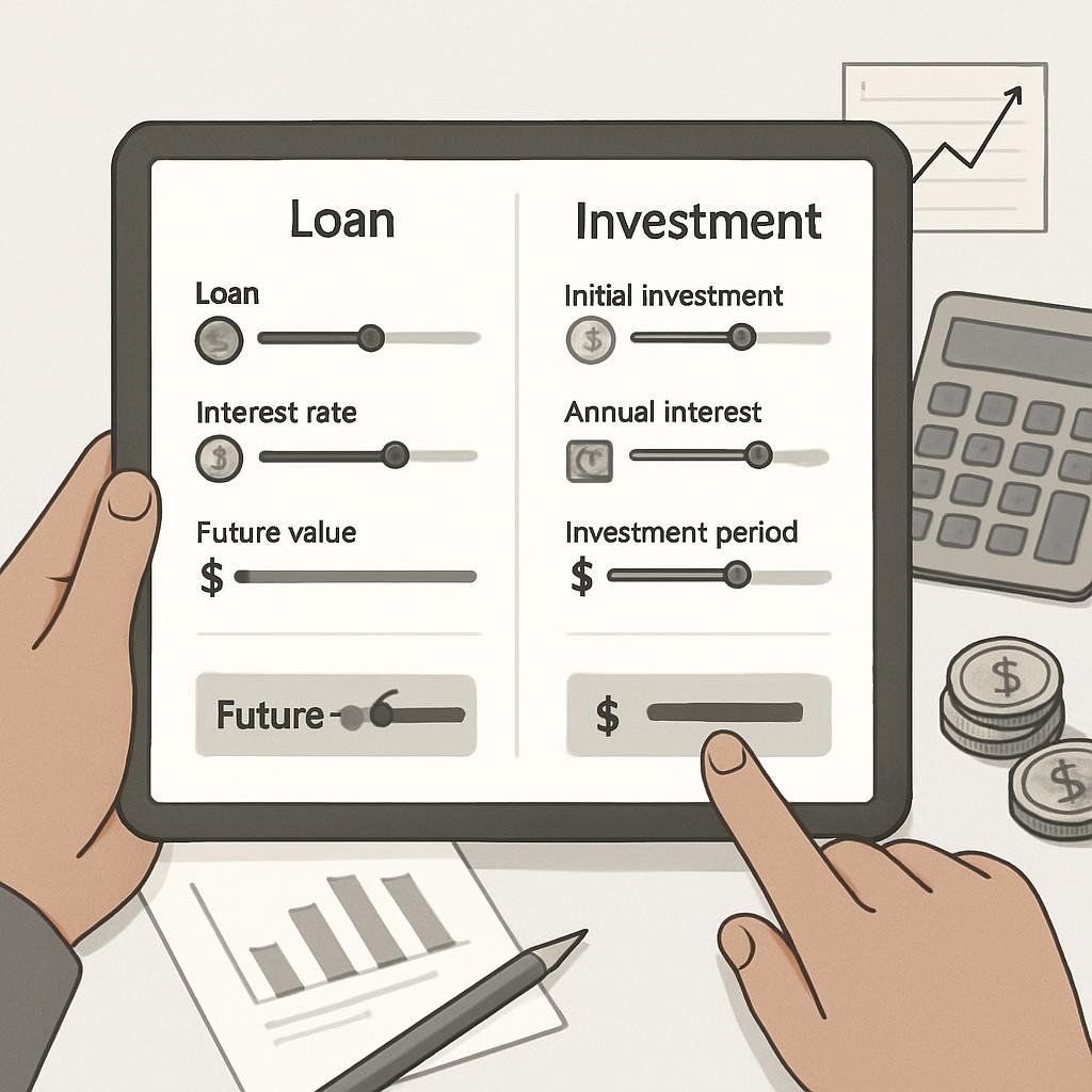Ask-Money simple loan and investment calculator